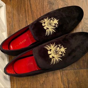 Velvet Red Bottom Loafers